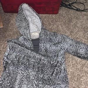 Grey Fluffy Jacket